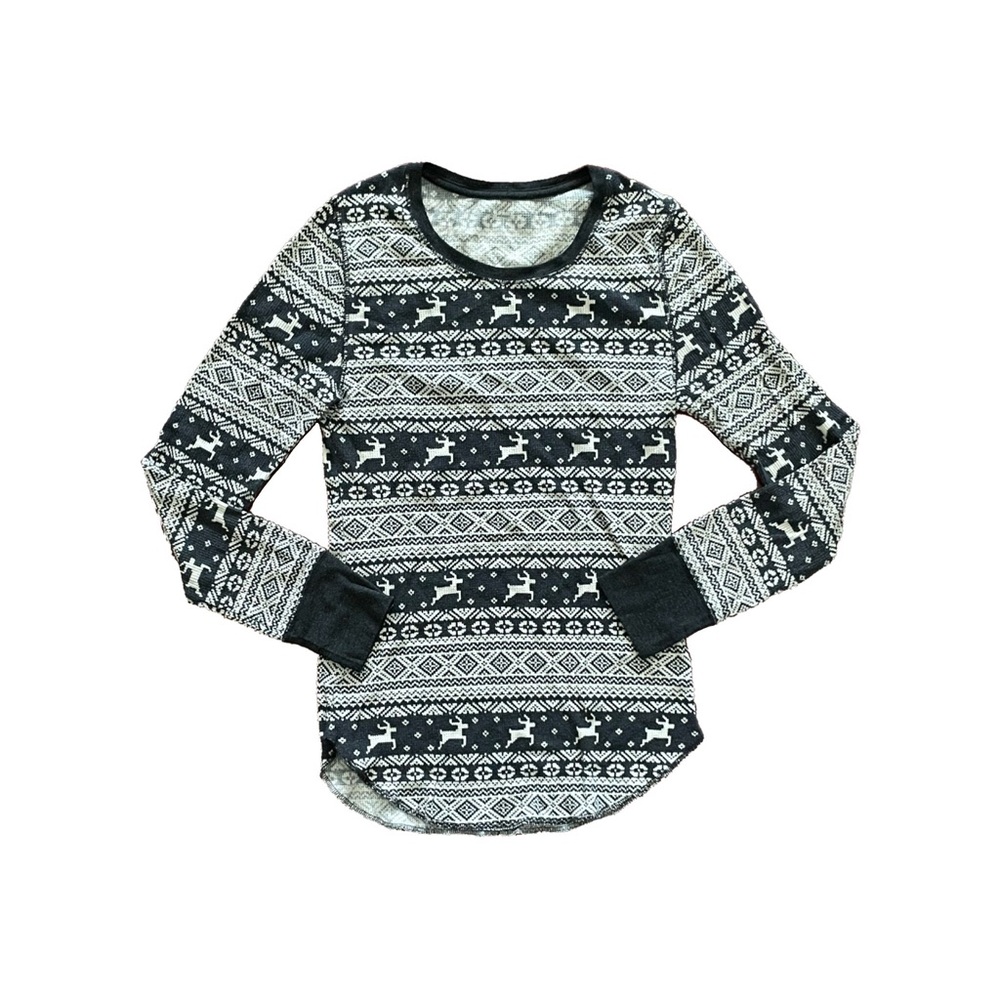 Christmas ugly sweater patterned long sleeve